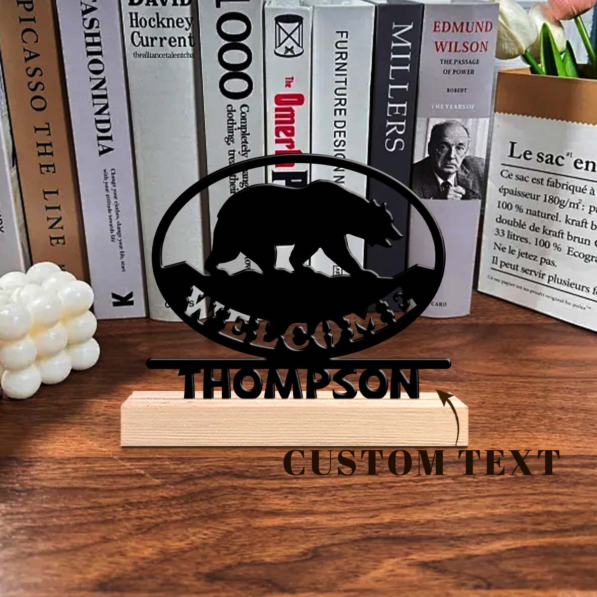 Desktop Laser Engraver - 1pc Personalized Iron Desktop Ornament Customizable