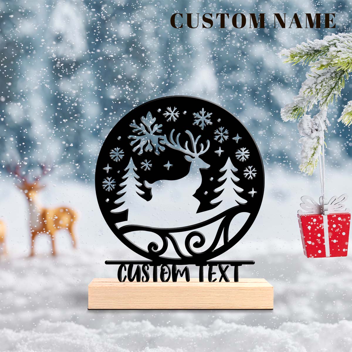 Desktop Laser Engraver - 1pc Personalized Iron Desktop Ornament Custom