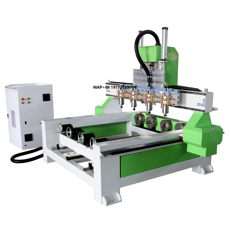 Cnc Router Machine - 4 Axis Rotary Device Cylinder Engraving