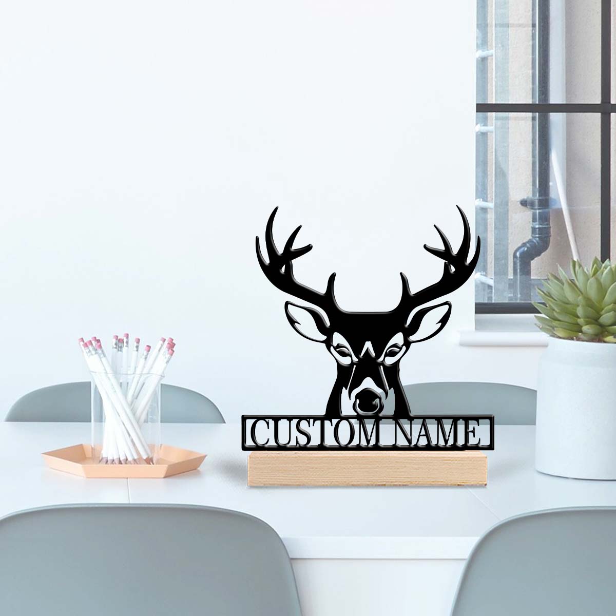 Desktop Laser Engraver - 1pc Personalized Iron Desktop Ornament Custom