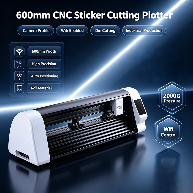 Industrial Lasers - 600mm CNC Laser Sticker Cutting Plotter
