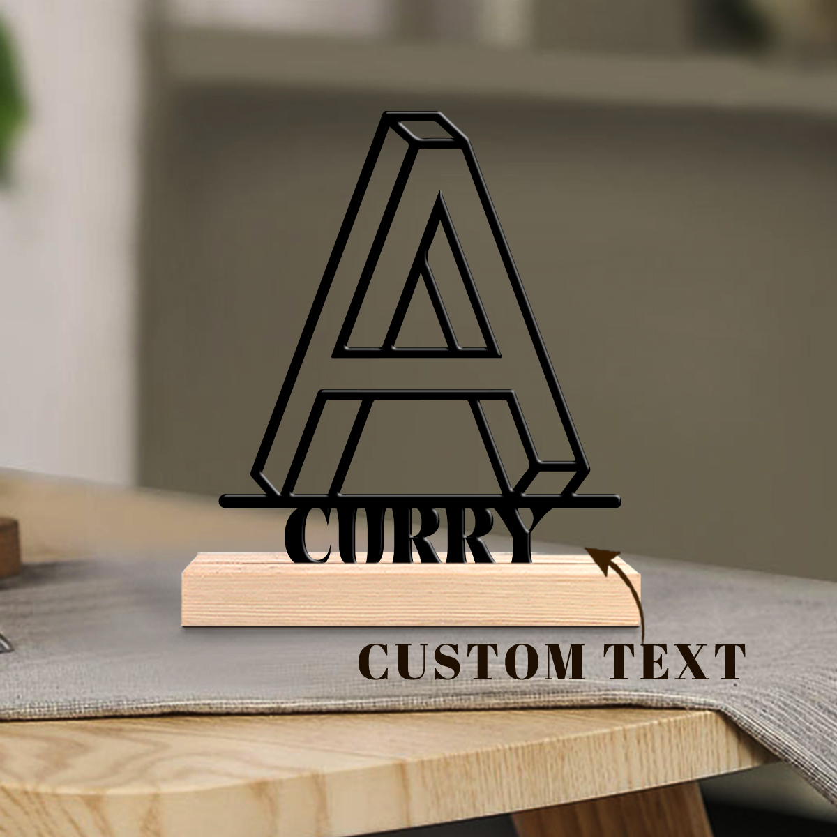 Desktop Laser Engraver - 1pc Metal Desktop Decoration Custom Name