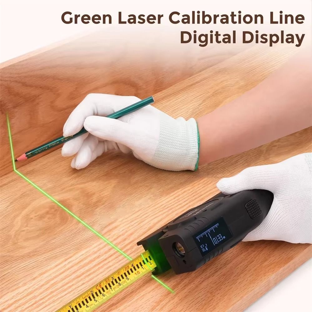 3-in-1 Laser Tape Measure Retr - Industrial Laser Distance Sensor ulasan dan harga