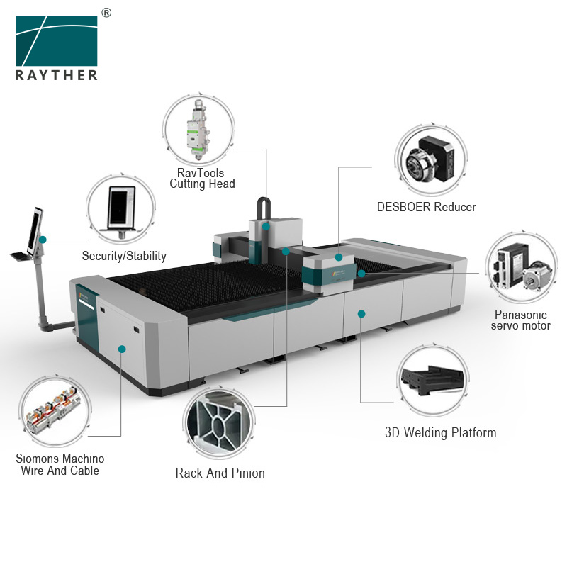 High Precision CNC 1500W Laser - Fiber Laser Cutting Machine ulasan dan harga