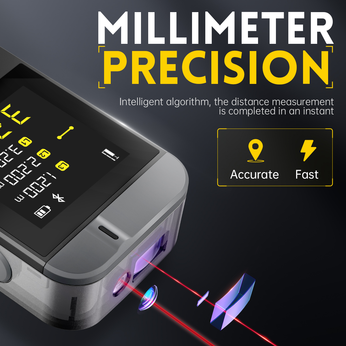 FNIRSI IR40 Digital Laser Tape - Industrial Laser Distance Sensor ulasan dan harga