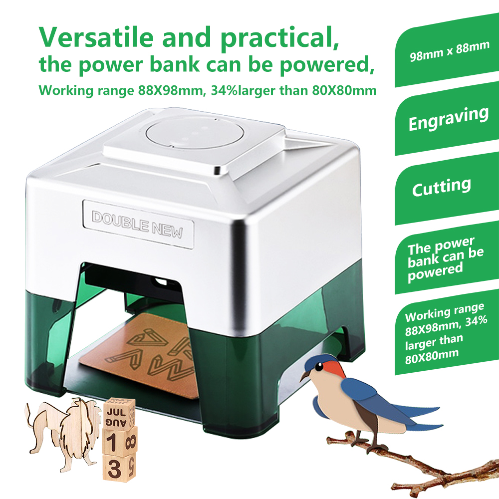 3W Mini Laser Engraver Portabl - Industrial Handheld Laser Engraver ulasan dan harga