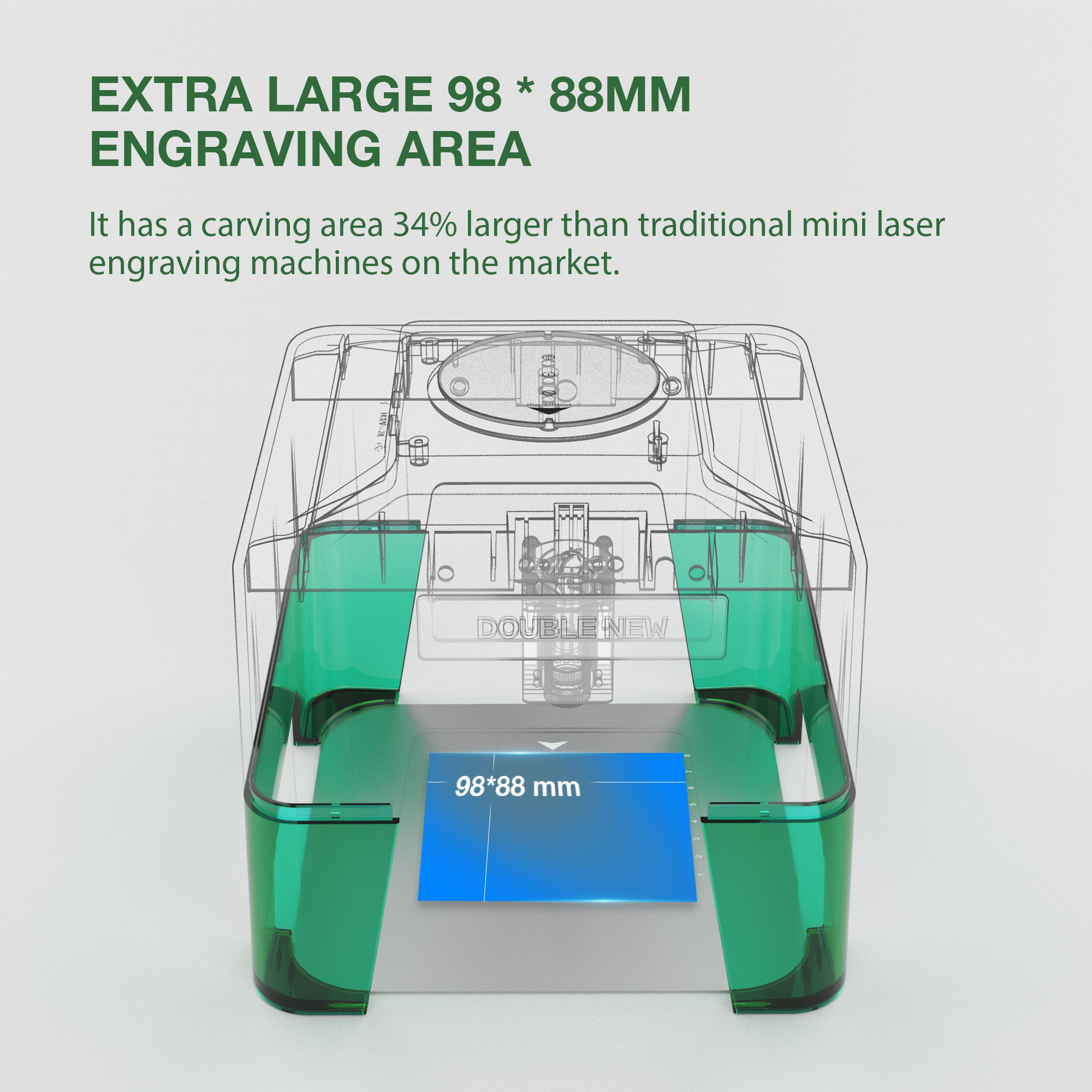 3W Mini Laser Engraver Portabl - Industrial Handheld Laser Engraver ulasan dan harga