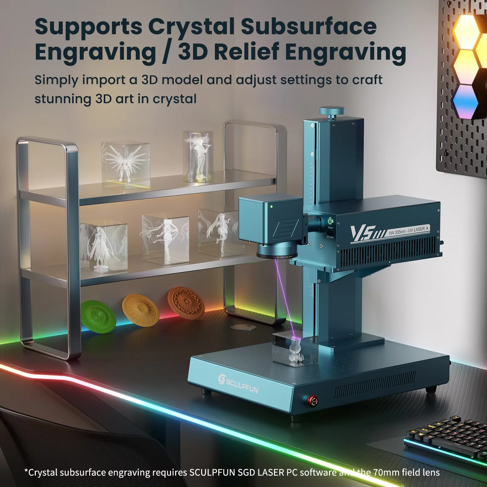 SCULPFUN V5 UV Laser Engraver  - Industrial Uv Laser Engraver ulasan dan harga