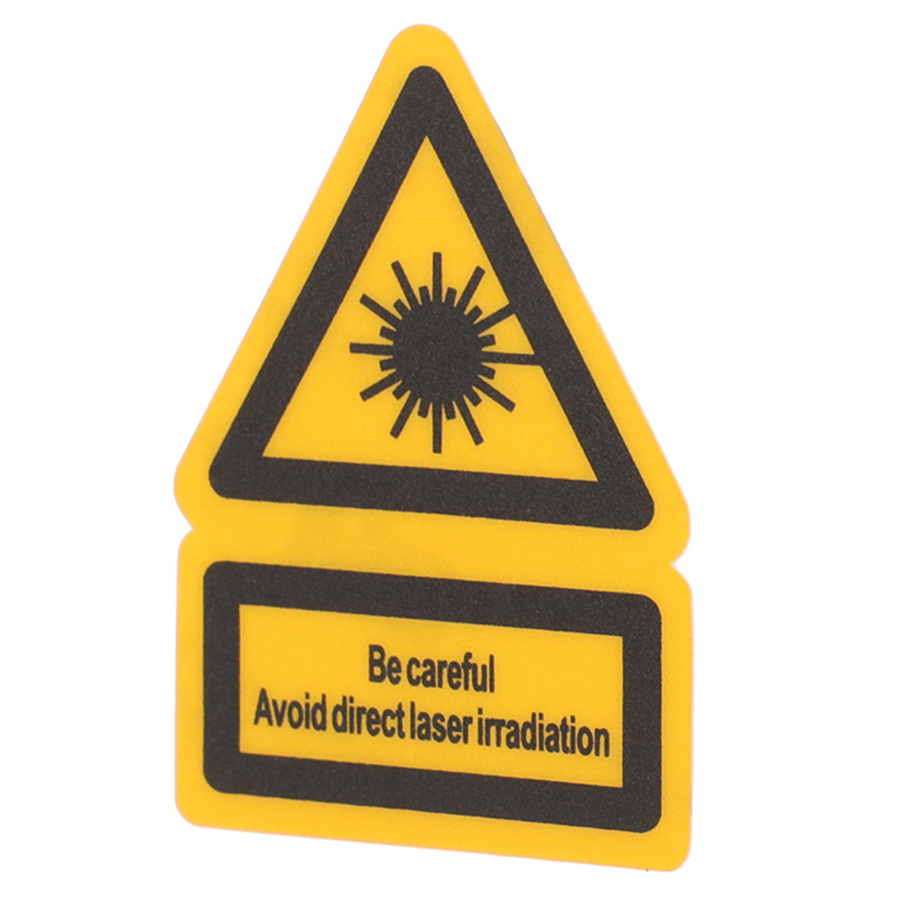 2Pcs Laser Warning Labels Stro - Industrial Lasers ulasan dan harga