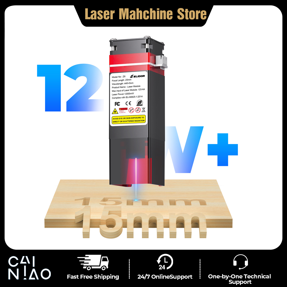 ELIDOR Z6 6W/12W Laser Module  - Fiber Laser Cutting Machine ulasan dan harga