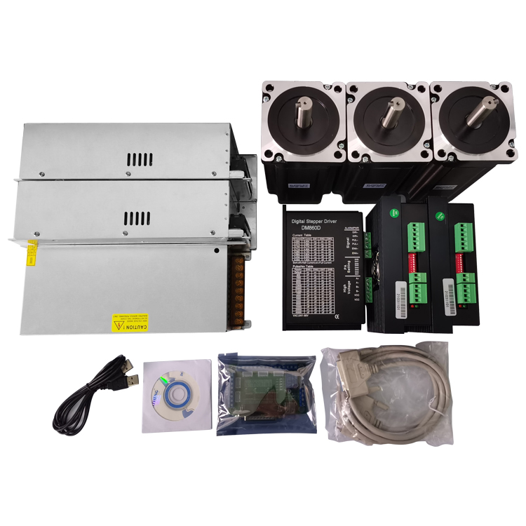3 Axis 4.5Nm 8Nm 12Nm Nema 34  - Stepper Driver Cnc ulasan dan harga