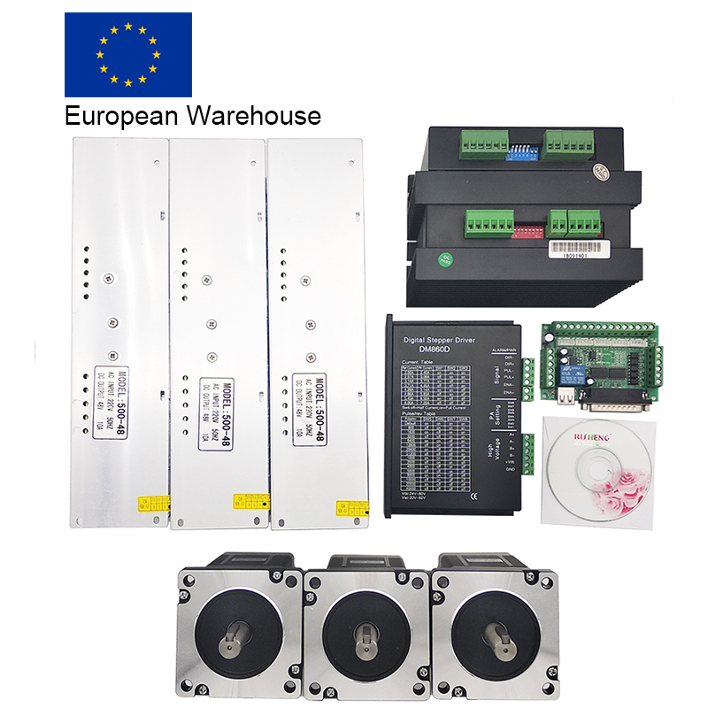 3 Axis 4.5Nm 8Nm 12Nm Nema 34  - Stepper Driver Cnc ulasan dan harga