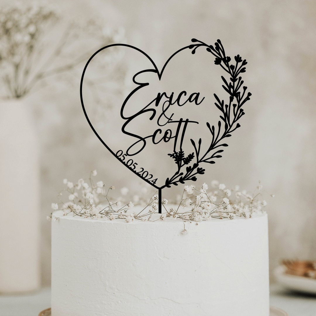 Gold Cake Topper with Heart, H - Industrial Laser Power ulasan dan harga