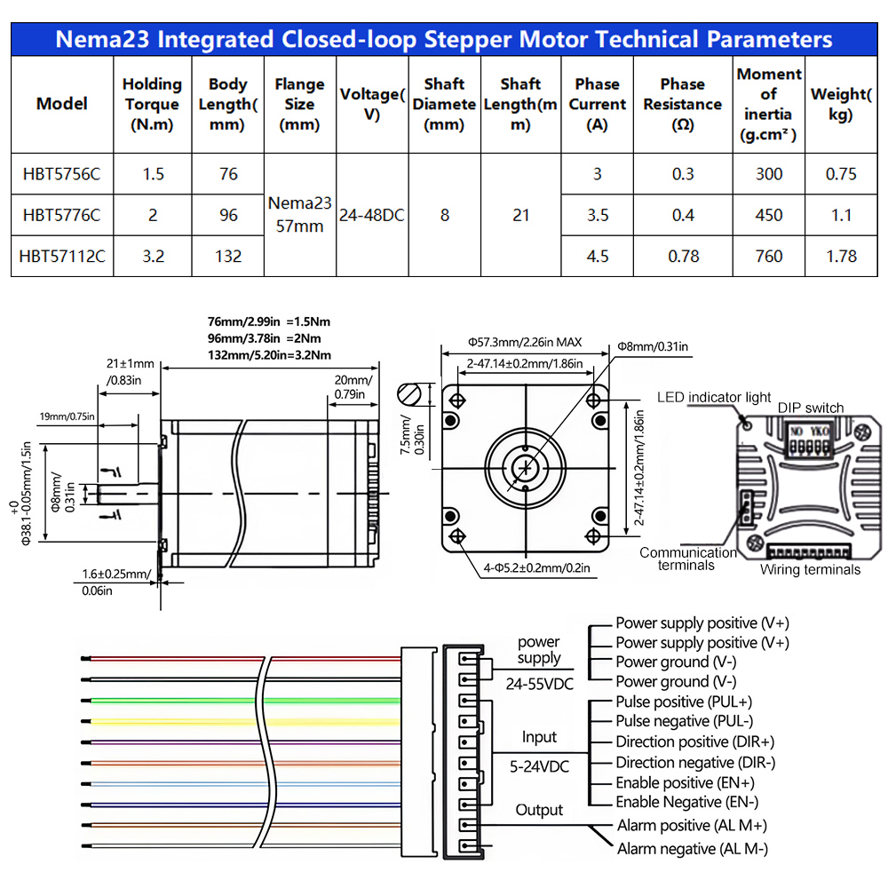 57mm Nema23 Closed Loop Geared - Stepper Driver Cnc ulasan dan harga