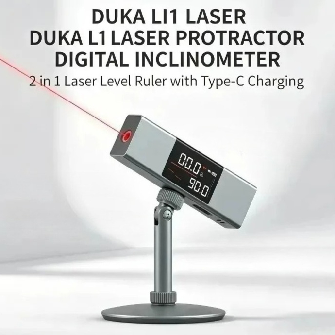 DUKA LI1 Laser Protractor Digi - Industrial Laser Alignment ulasan dan harga