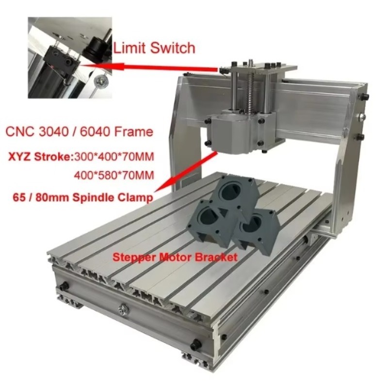Aluminum CNC 3040 6040 Frame K - Cnc Router Machine ulasan dan harga